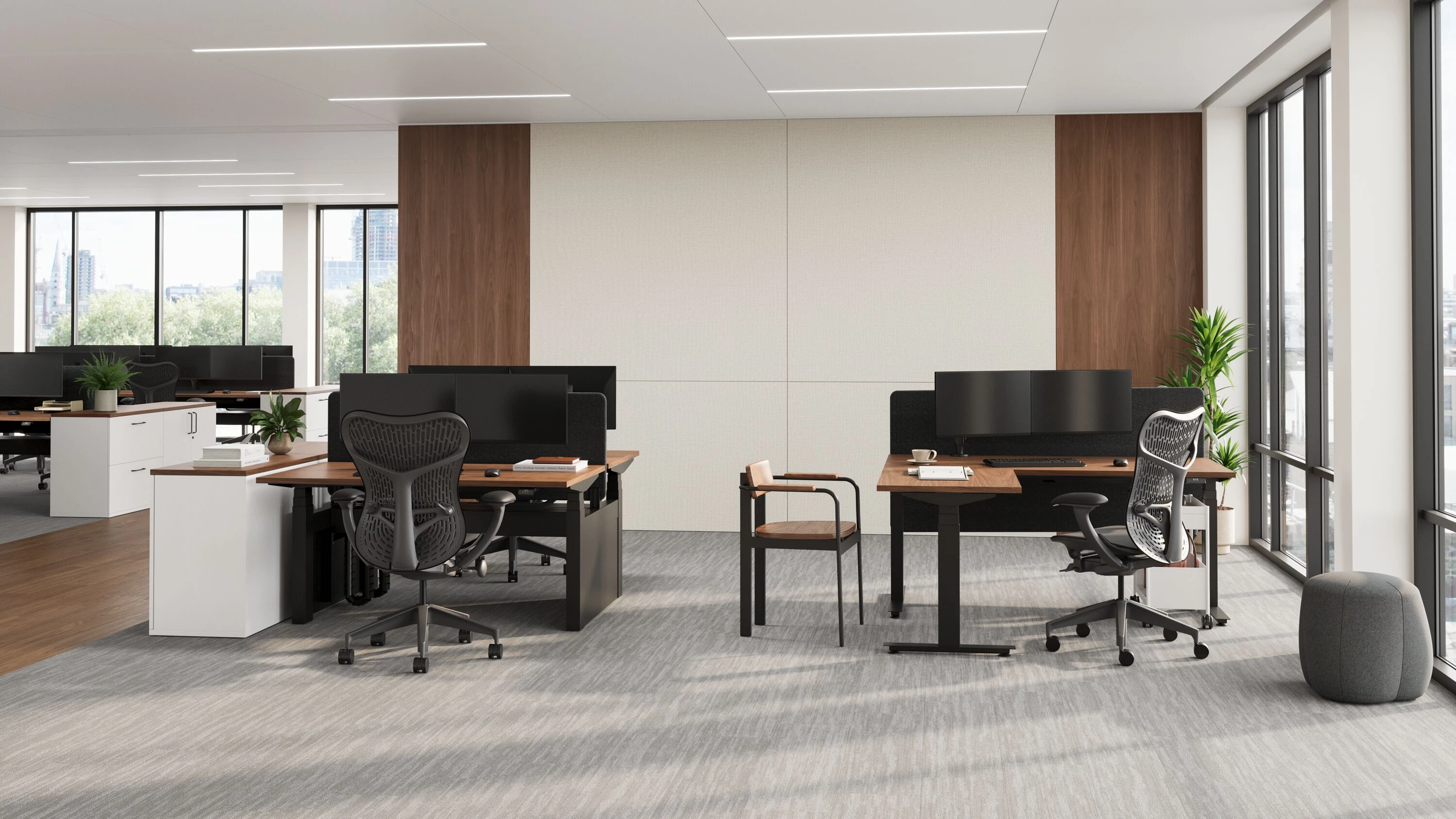 Fauteuil Herman Miller Mirra 2 Triflex – Graphite – Ergonomie dynamique et performance professionnelle