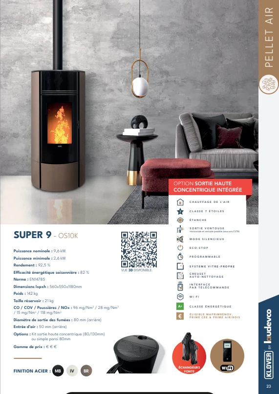 Poêle SUPER 9 - OS10K