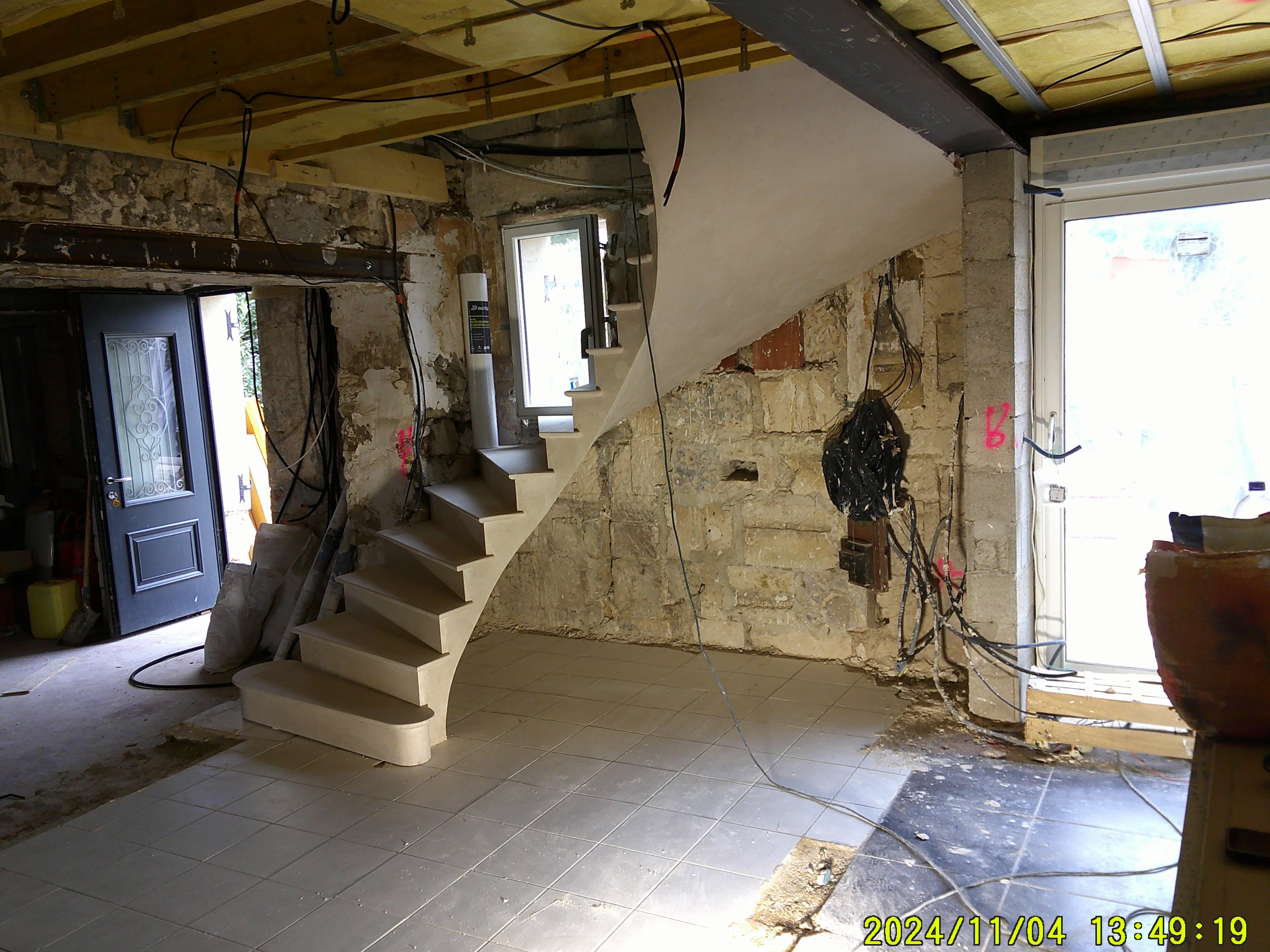 Escalier sur voûte sarrazine