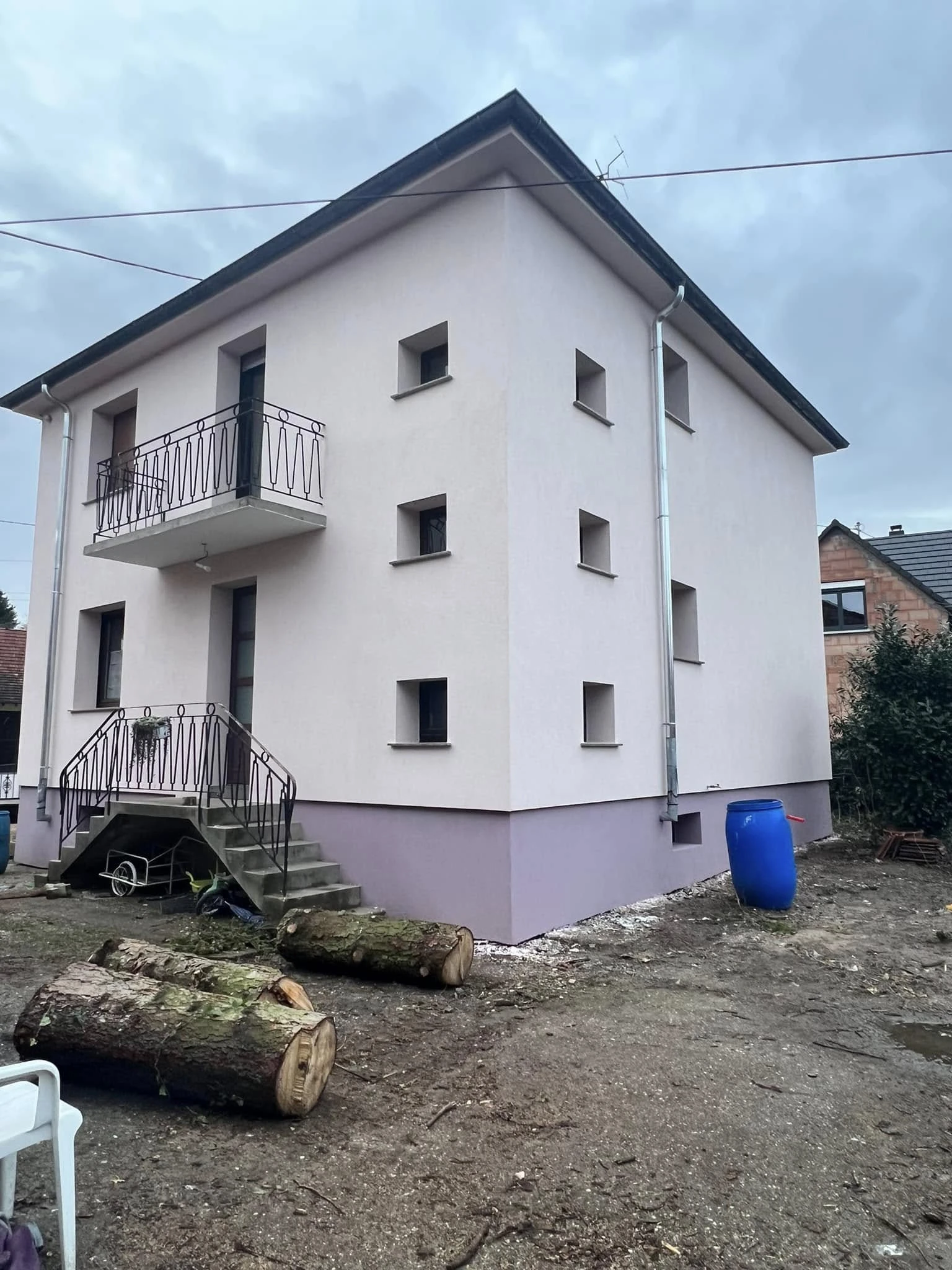 CHANTIER SCHAFFHOUS-PRES-SELTZ ISOLATION EXTERIEUR