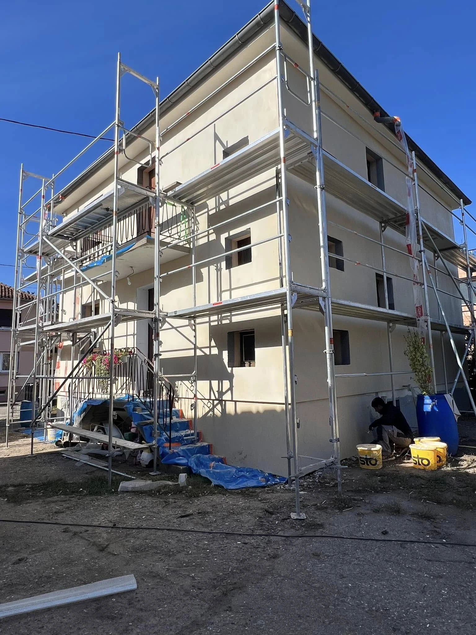 CHANTIER SCHAFFHOUS-PRES-SELTZ ISOLATION EXTERIEUR