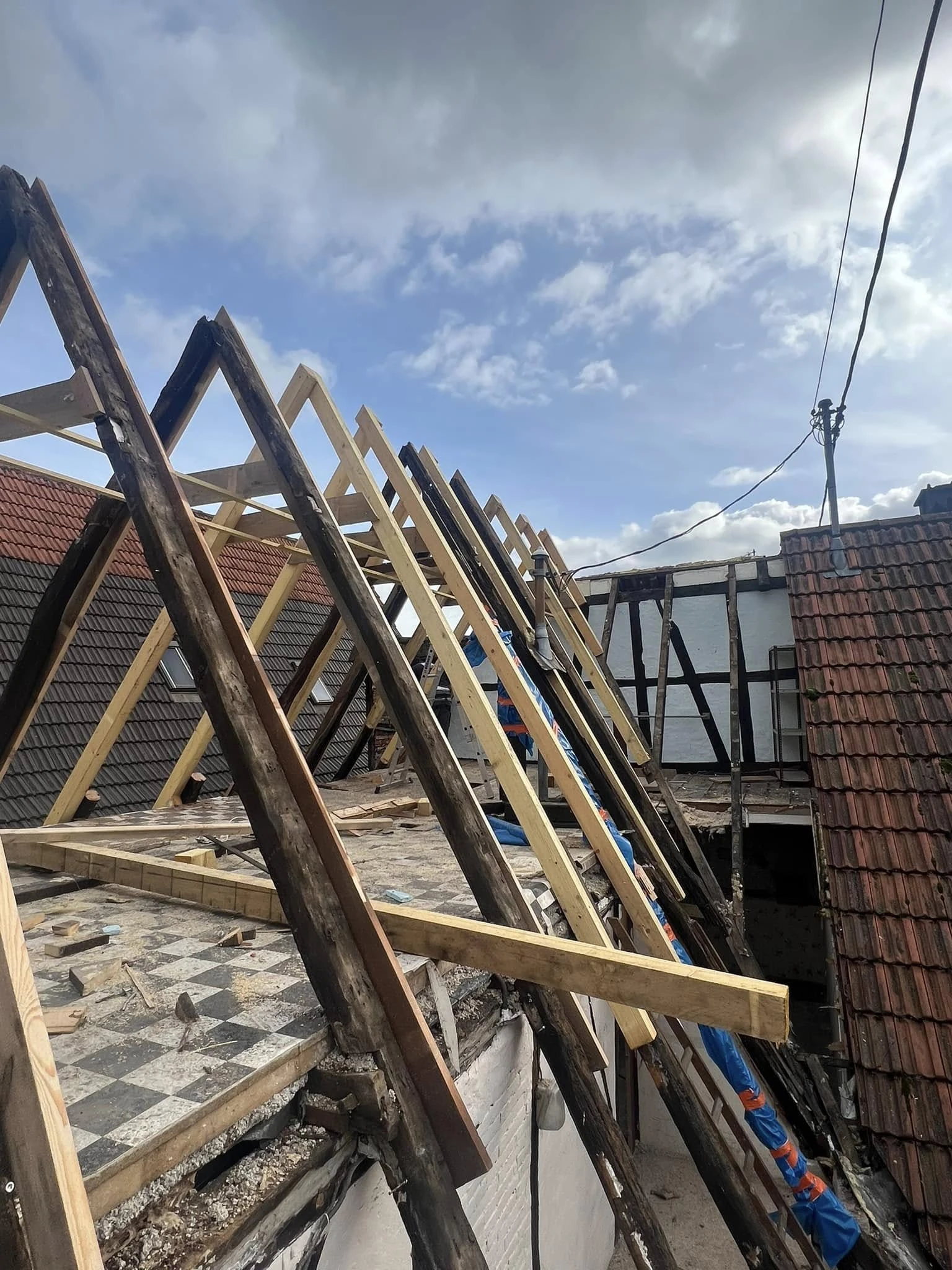 CHANTIER WISSEMBOURG TRANSFORMATION D'UNE MAISON ALSACIENNE