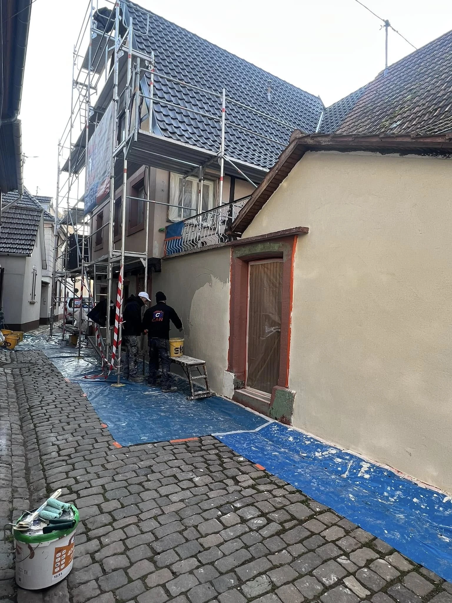 CHANTIER WISSEMBOURG TRANSFORMATION D'UNE MAISON ALSACIENNE