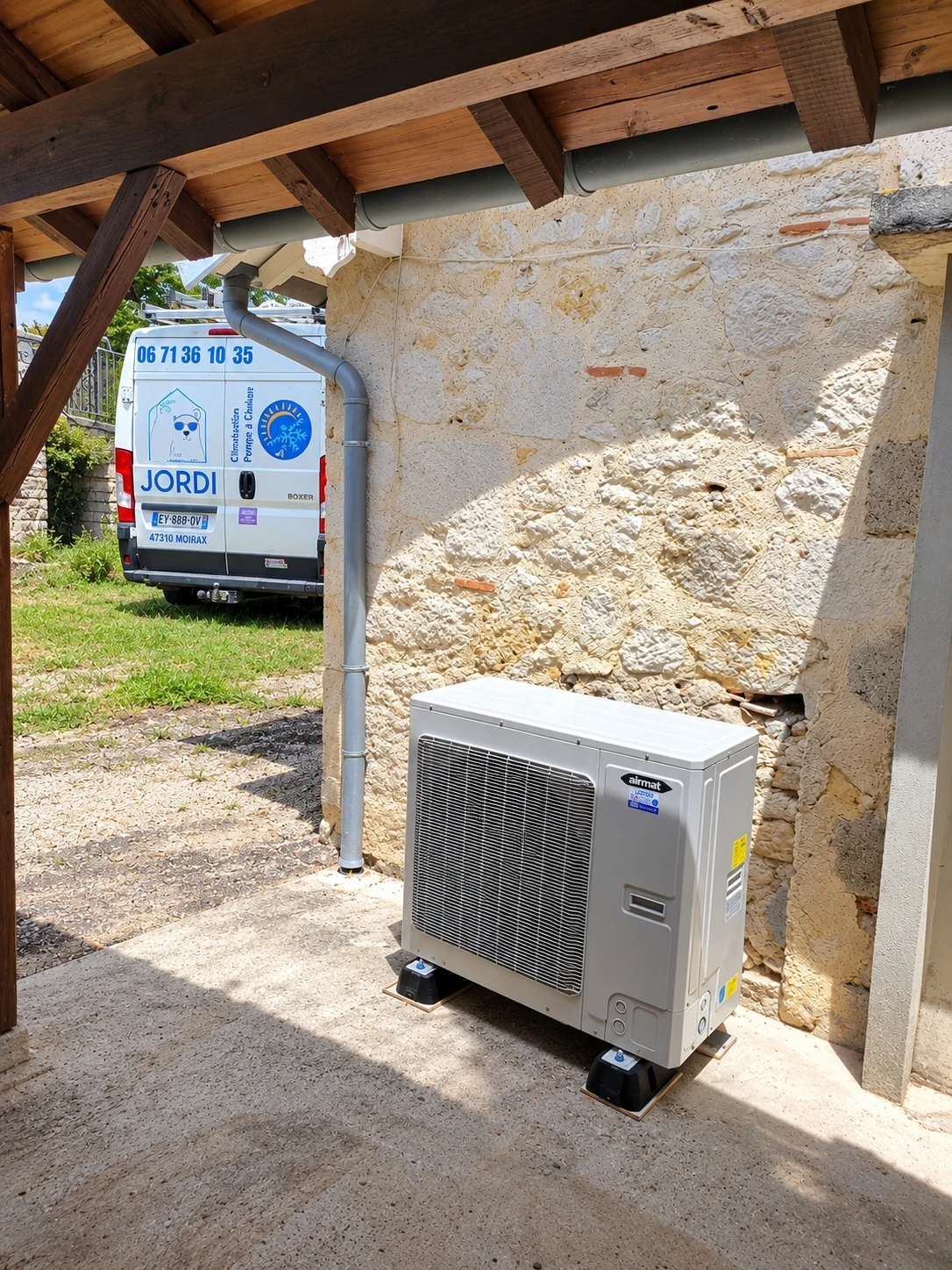 Installation d'une Pompe à Chaleur air-eau - Airmat 🇫🇷