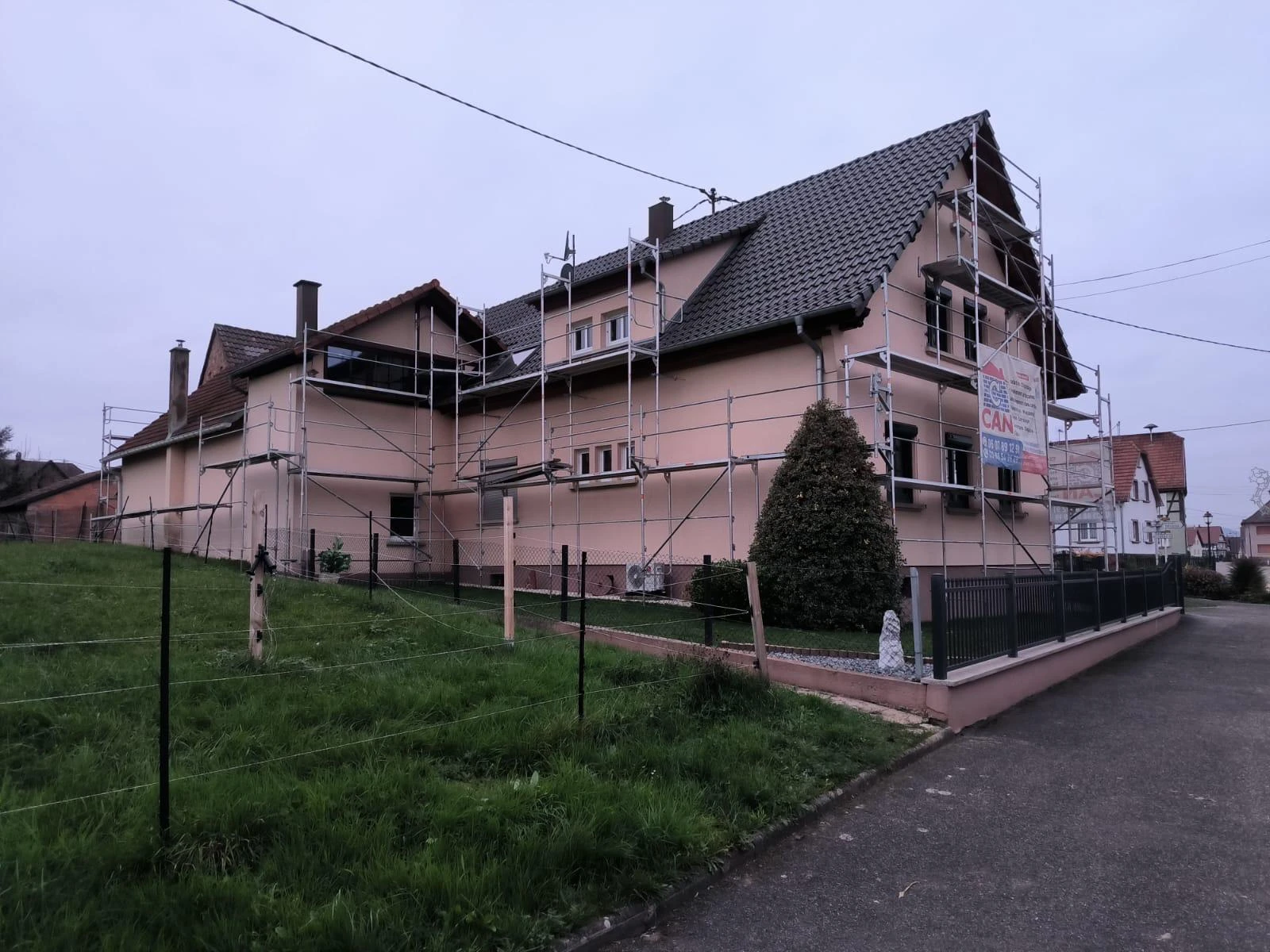CHANTIER RAVALAMENT DE FACADE SCHLEITHAL, WINGEN-SUR-MODER, LEMBACH, NIEDERSTEINBACH