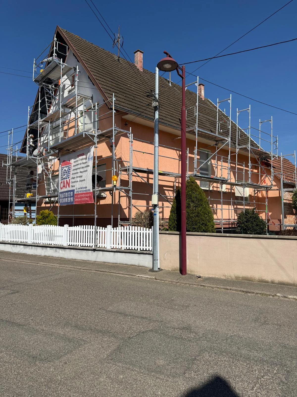 CHANTIER RAVALEMENT DE FACADE SCHLEITHAL, WINGEN-SUR-MODER, LEMBACH, NIEDERSTEINBACH