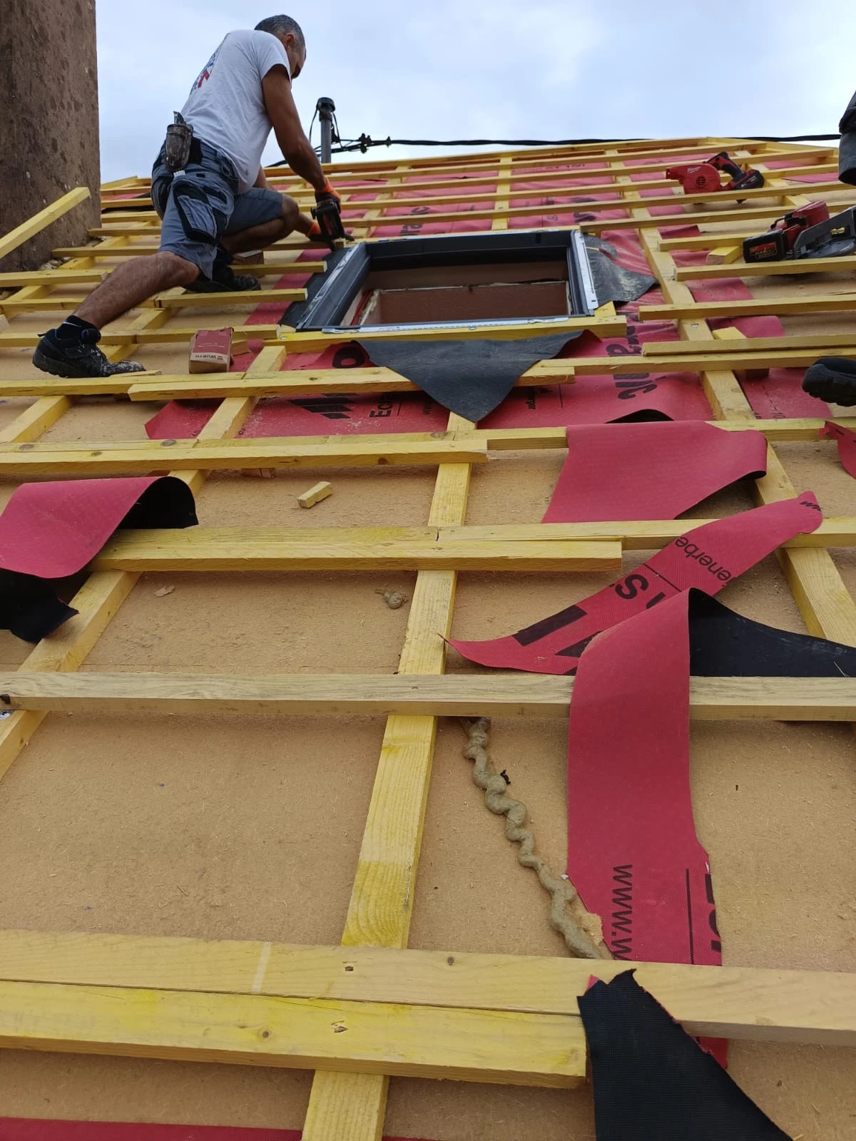 CHANTIER TOITURE SARKING, COUVERTURE, ZINGUERIE & TOLERIE LEMBACH, WINGEN-SUR-MODER, CLIMBACH, NIEDERSTEINBACH