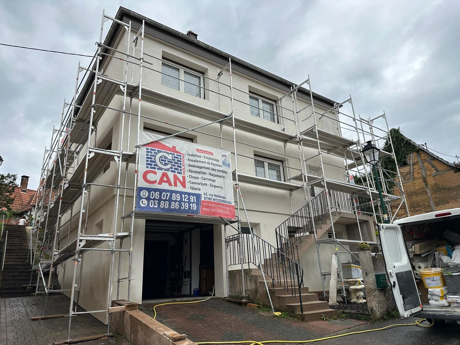 CHANTIER ITE LEMBACH, WINGEN-SUR-MODER, CLIMBACH, NIEDERSTEINBACHoduit