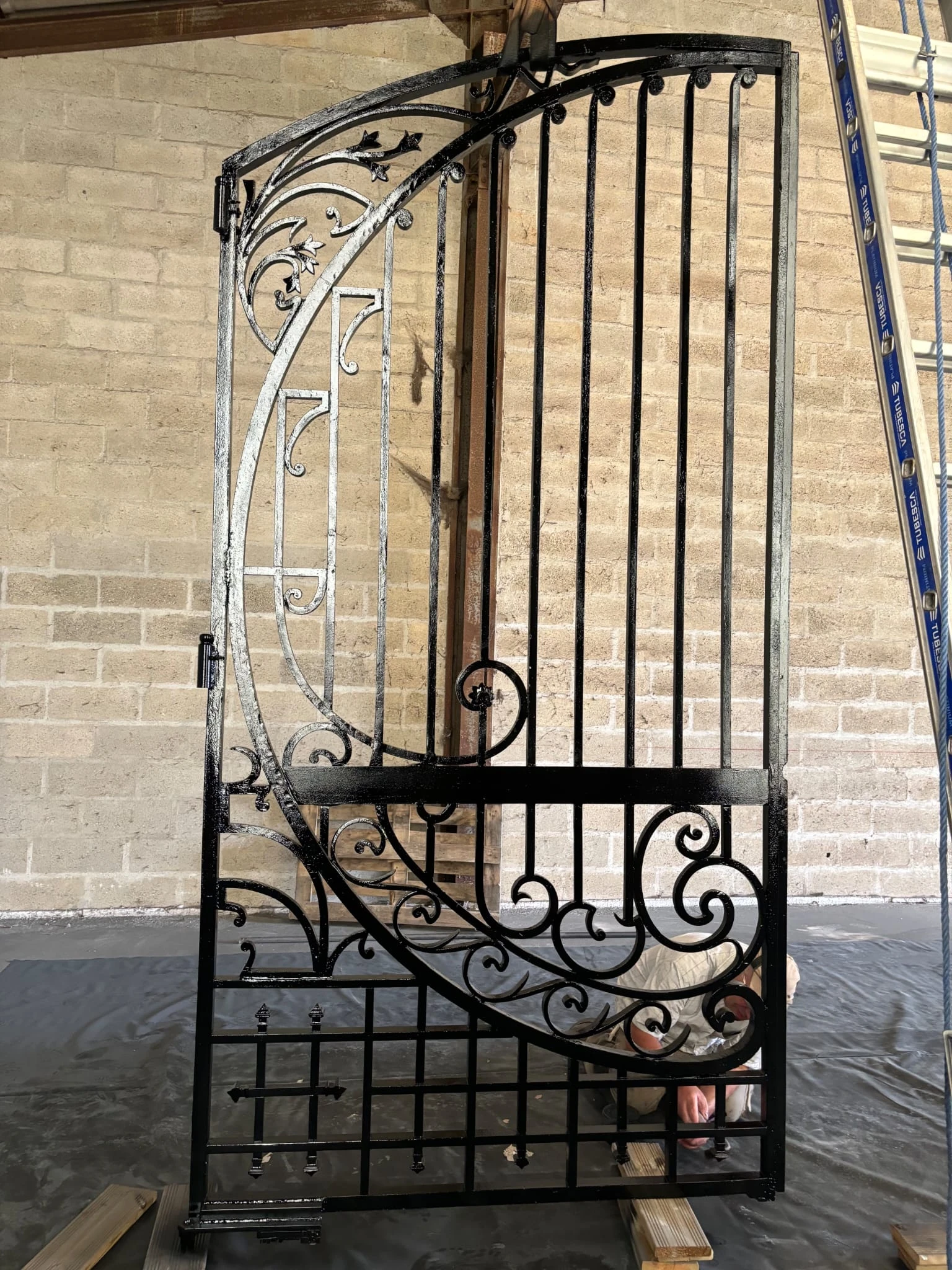 Restauration de portail métallique et motorisation – ASM à Villers-Cotterêts