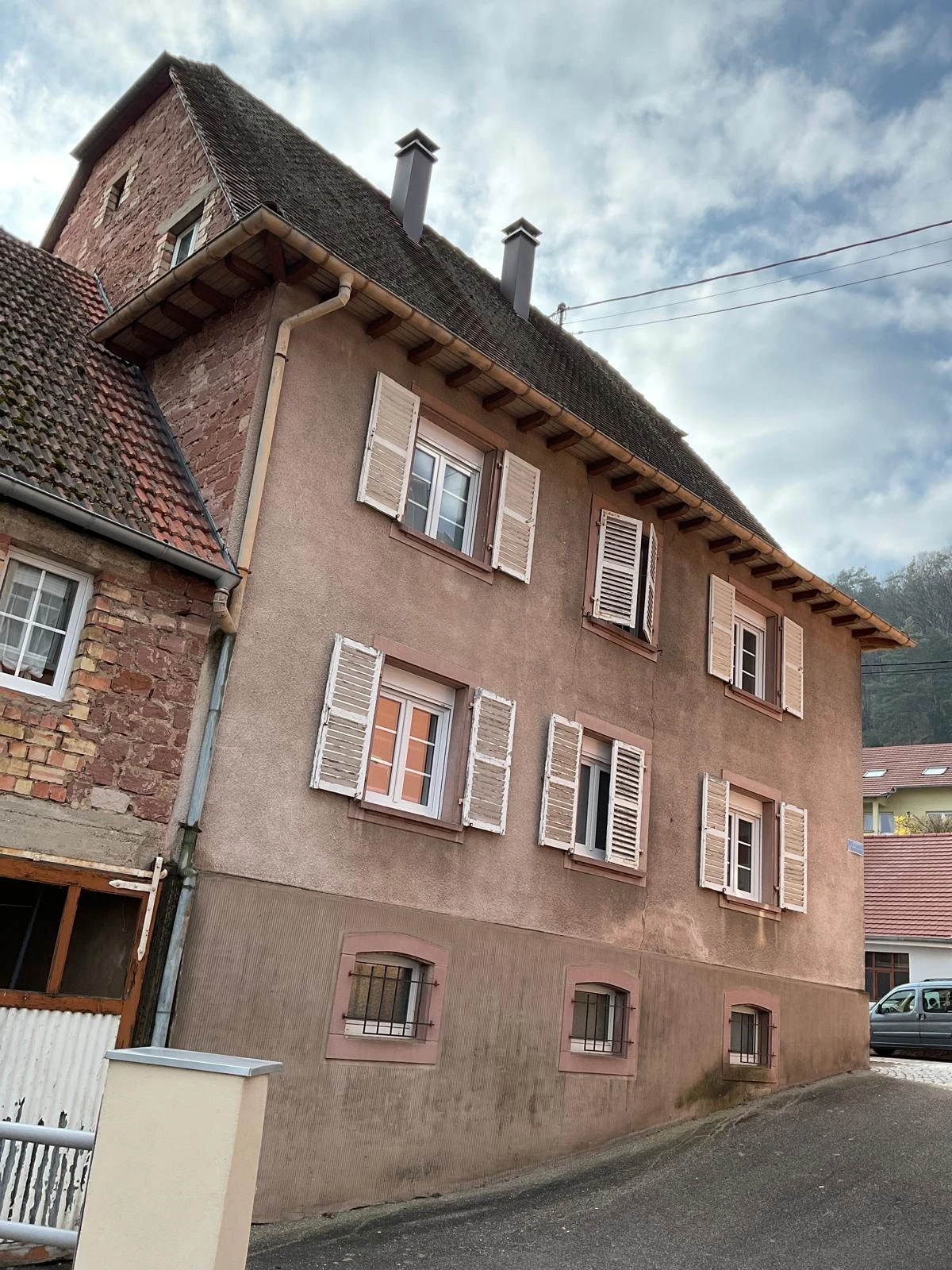 CHANTIER RAVALEMENT DE FACADE OBERBRONN, NIEDERBRONN-LES-BAINS, GUMBERTSHAUSEN, OFFWILLER