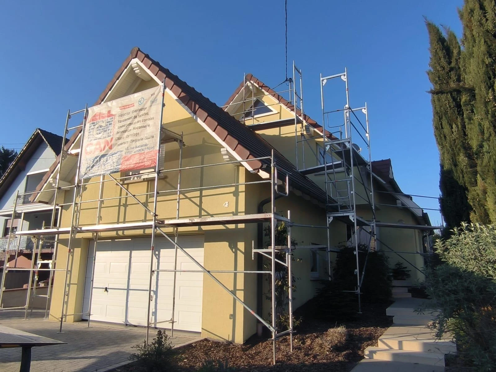 RAVALEMENT DE FACADE RIEDSELTZ, WISSEMBOURG, HOLSCHTEN, LEMBACH
