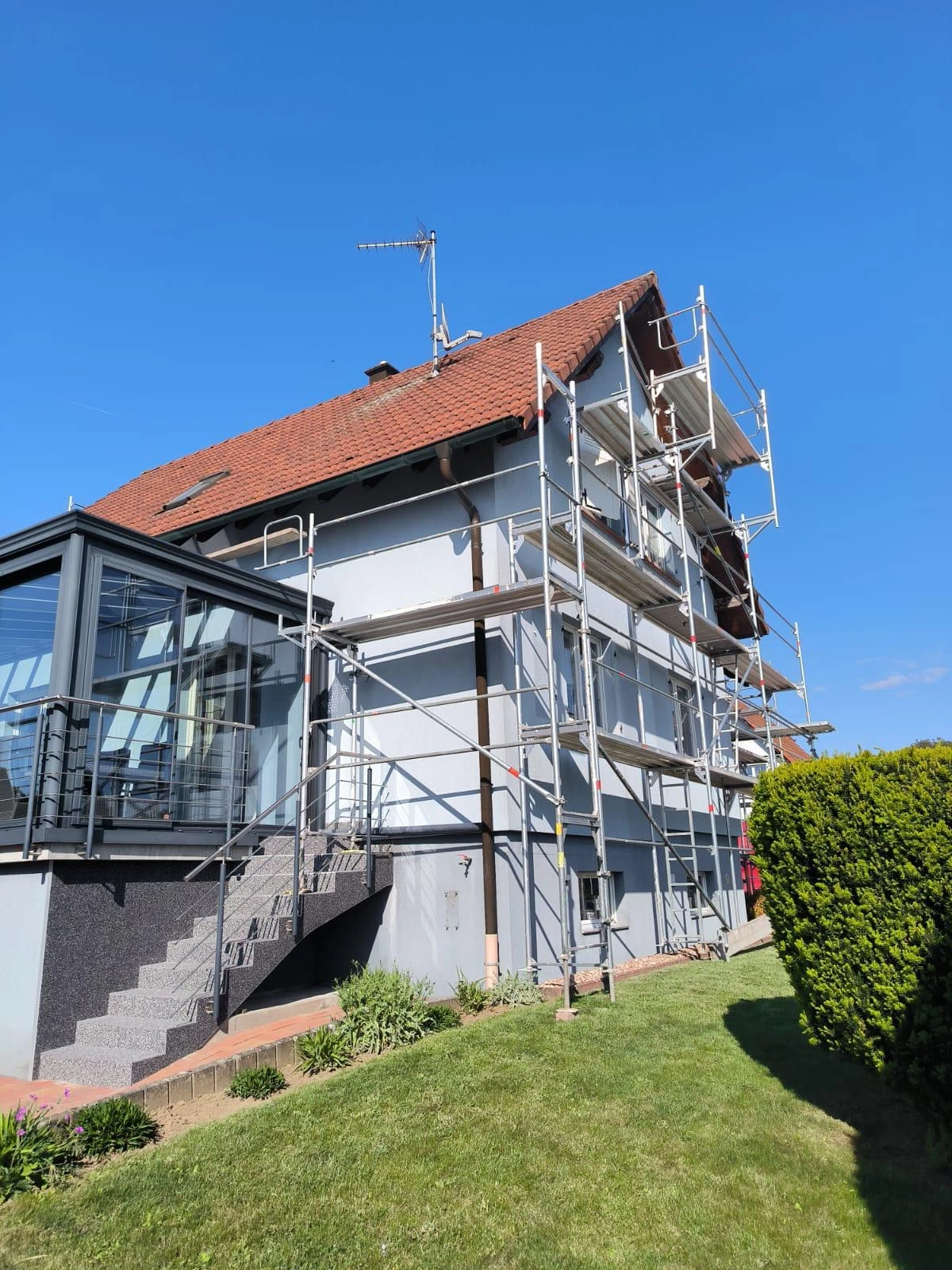 RAVALEMENT DE FACADE HOFFEN, WINGEN-SUR-MODER, CLIMBACH, LEMBACH