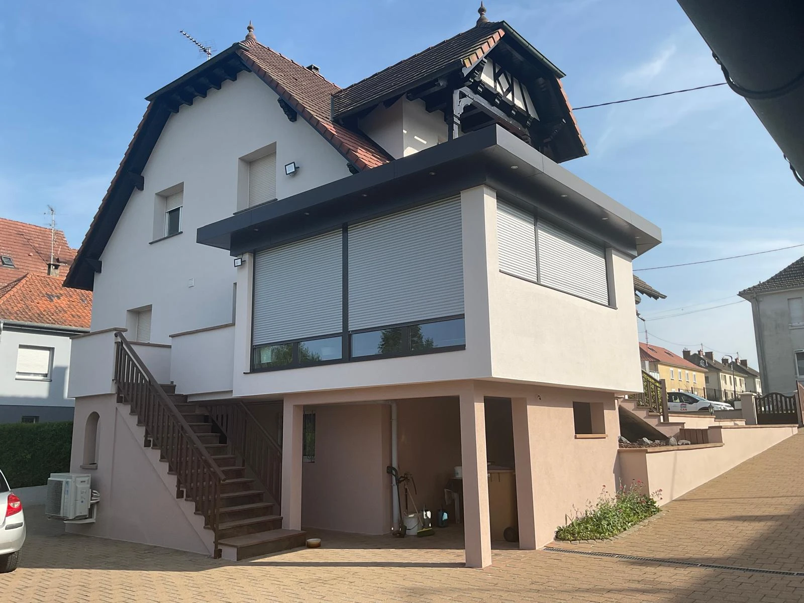 CHANTIER RAVALEMENT DE FACADE LEITERSWILLER, SEEBACH, HUNSPACH, HOFFEN