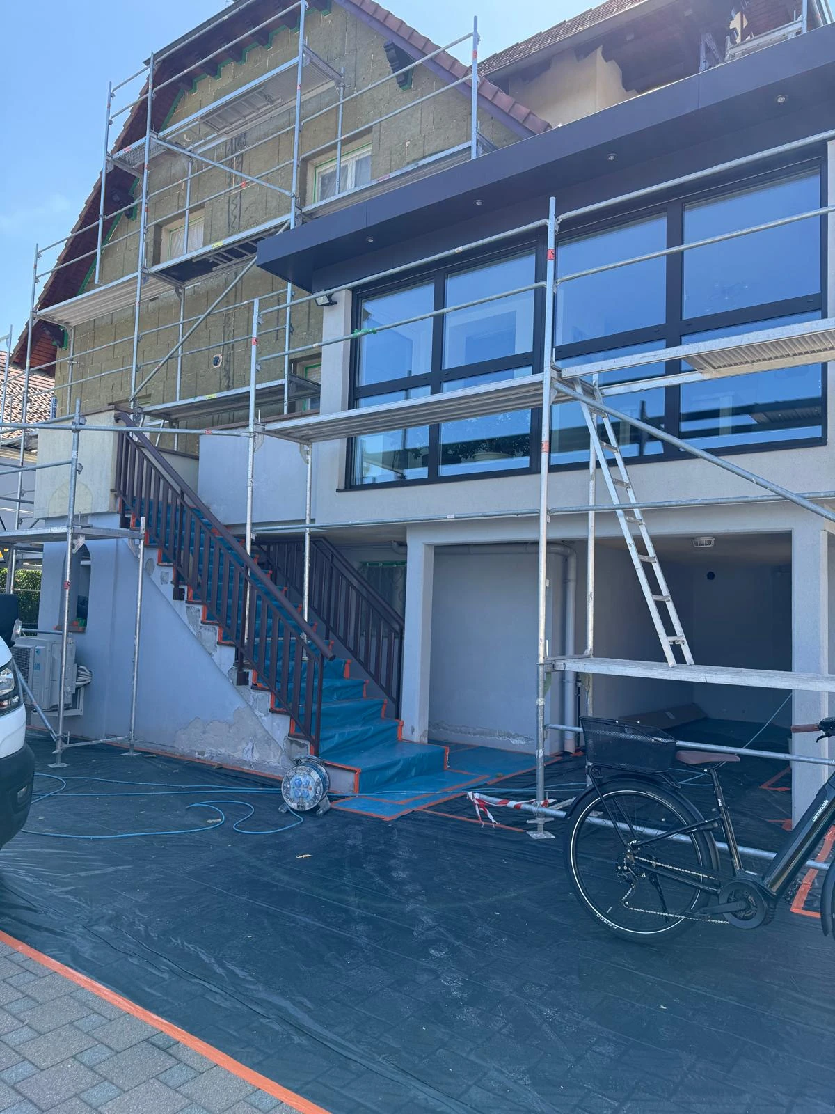 CHANTIER RAVALEMENT DE FACADE LEITERSWILLER, SEEBACH, HUNSPACH, HOFFEN
