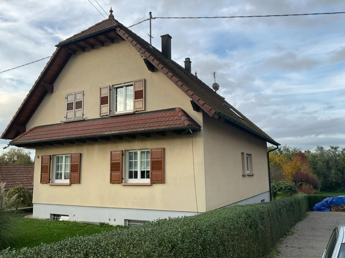 CHANTIER RAVALEMENT DE FACADE LEITERSWILLER, SEEBACH, HUNSPACH, HOFFEN