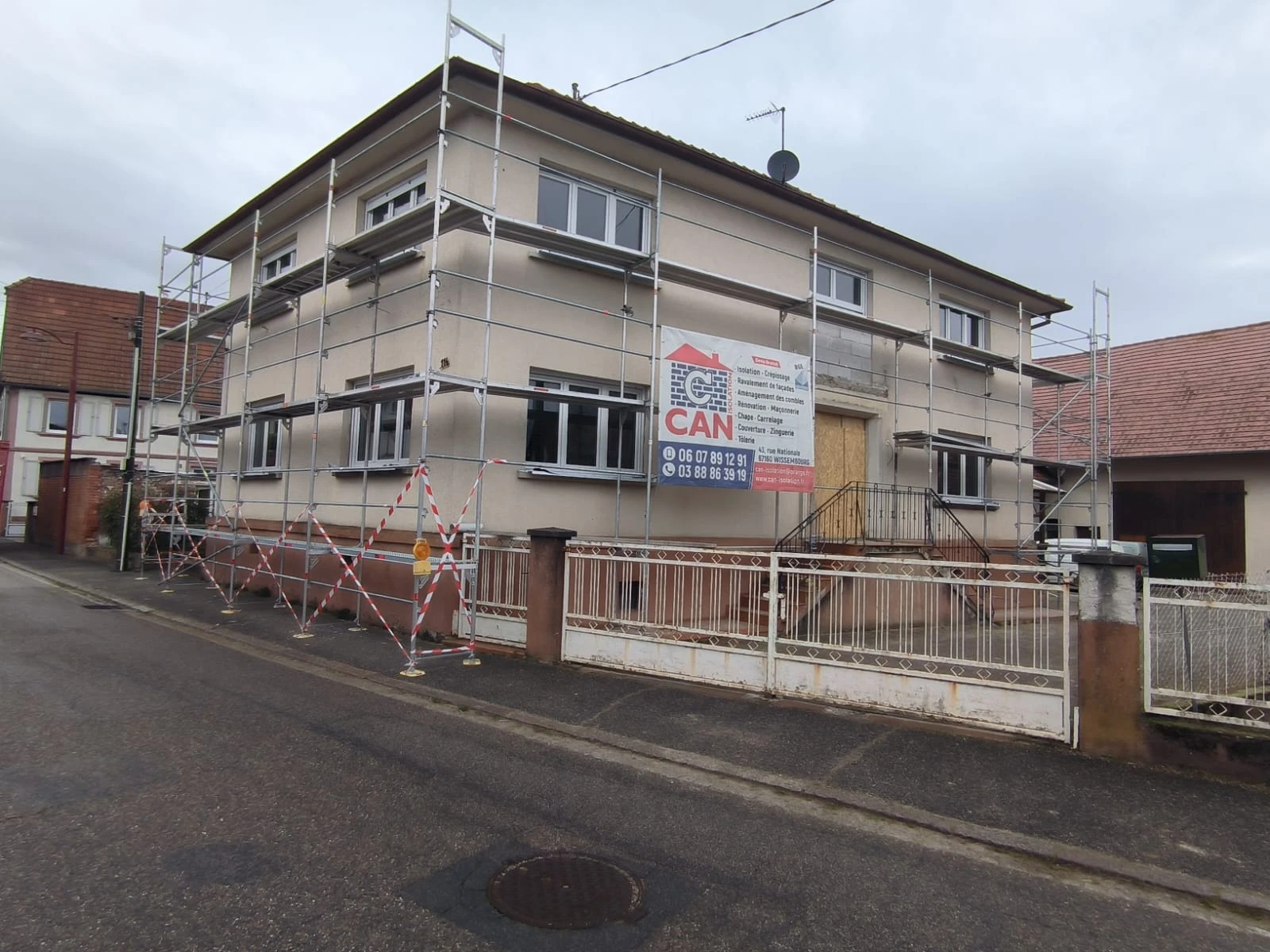 CHANTIER RENOVATION COMPLETE ITE SCHLEITHAL, WISSEMBOURG, RIEDSELTZ, HUNSPACH