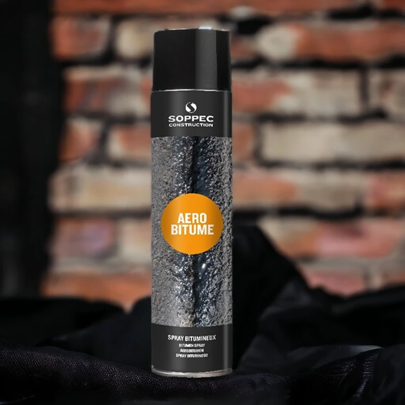 AÉRO BITUME 600ML - SOLUTION EN BITUME PRIMAIRE D’ACCROCHAGE ET RÉPARATEUR DE FUITE