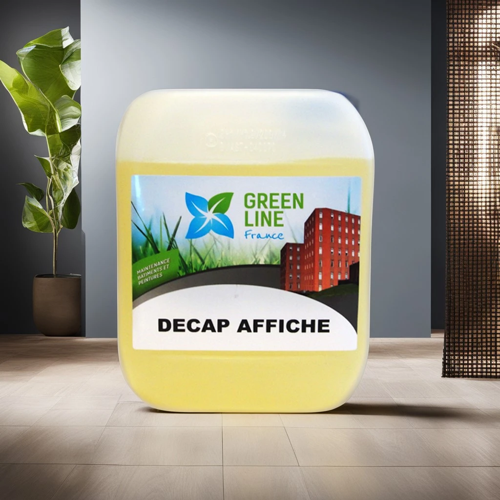 DÉCAP AFFICHES 5L - DÉSINCRUSTANT PAPIERS PEINTS, AFFICHES, VERNIS, COLLES ET ENCRES
