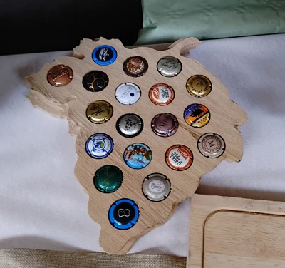 Un support à capsules en forme de grappe de raisin