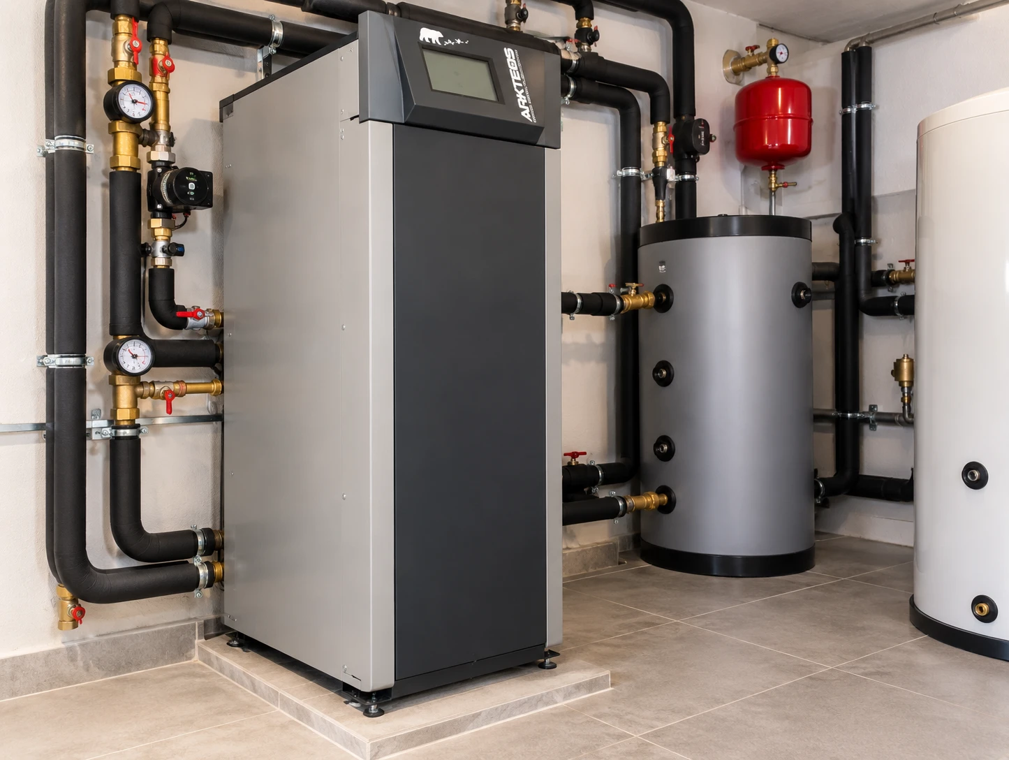 Installation d’une Pompe à Chaleur eau-eau (géothermie) – Arkteos 🇫🇷