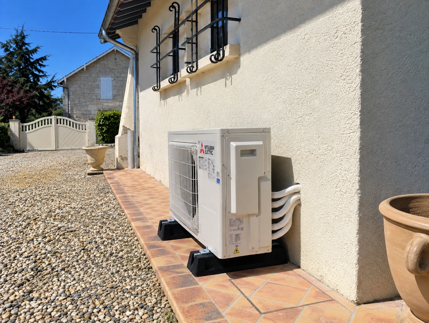 Installation d'une Pompe à Chaleur air-air multi-split (climatisation réversible)