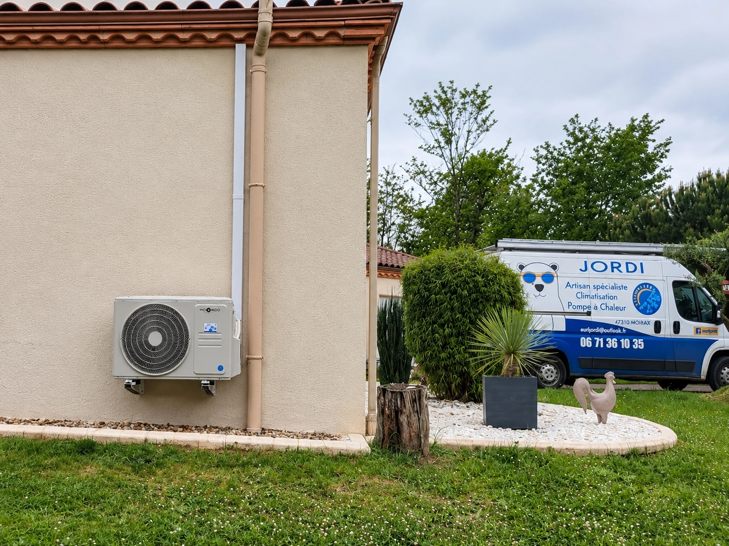 Installation d'une Pompe à Chaleur air-air multi-split (climatisation réversible)