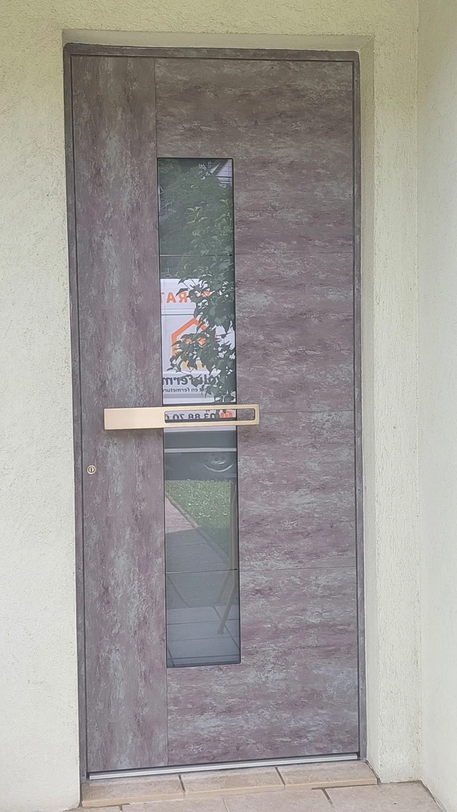 Porte d'entrée en Aluminium Kompotherm