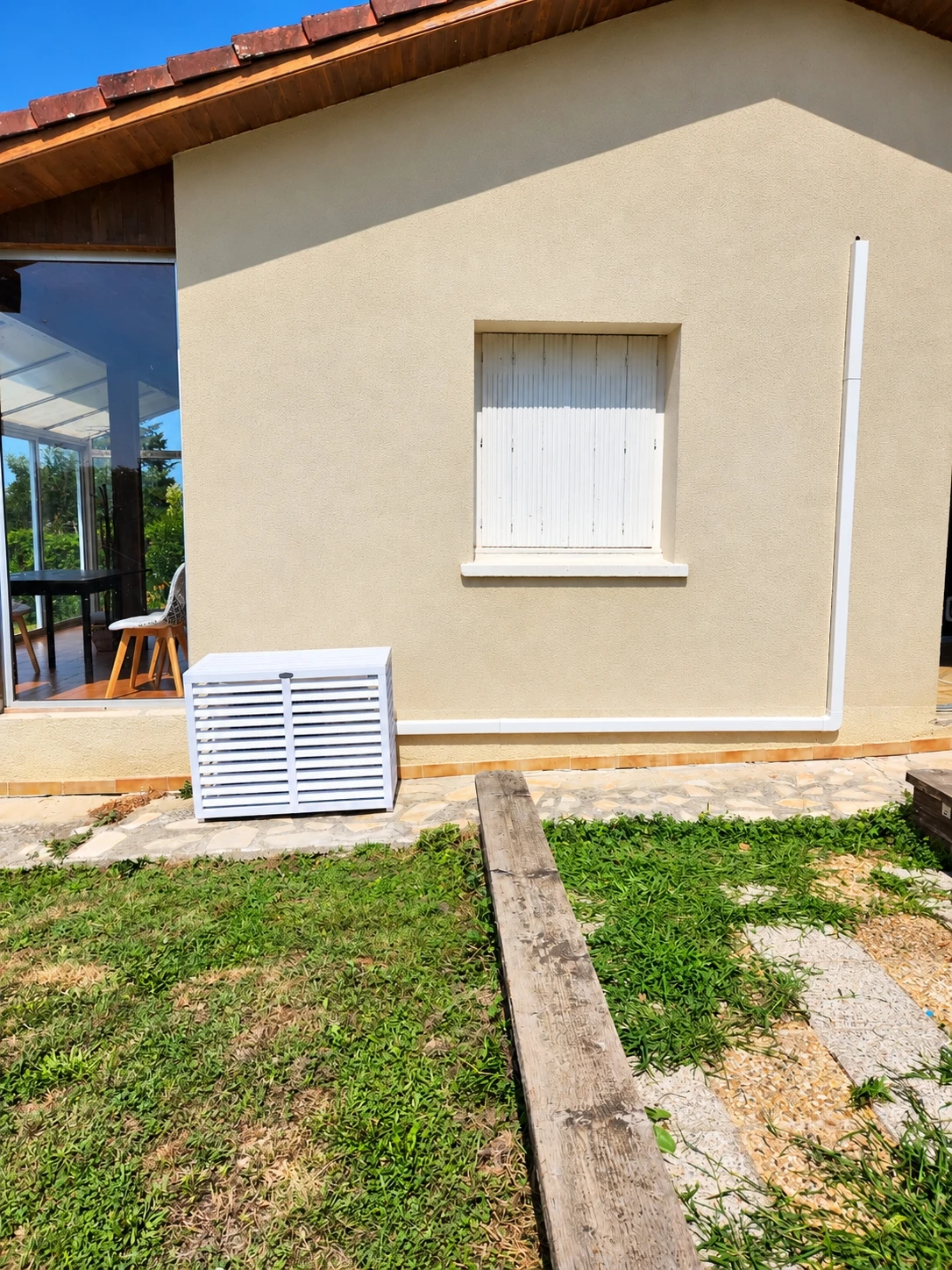 Cache groupe extérieur de climatisation – DécoClim