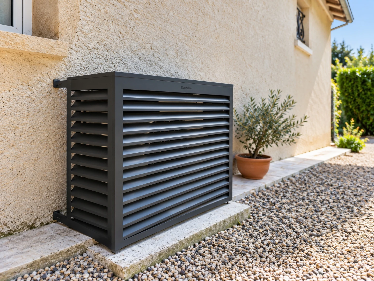 Cache groupe extérieur de climatisation – DécoClim