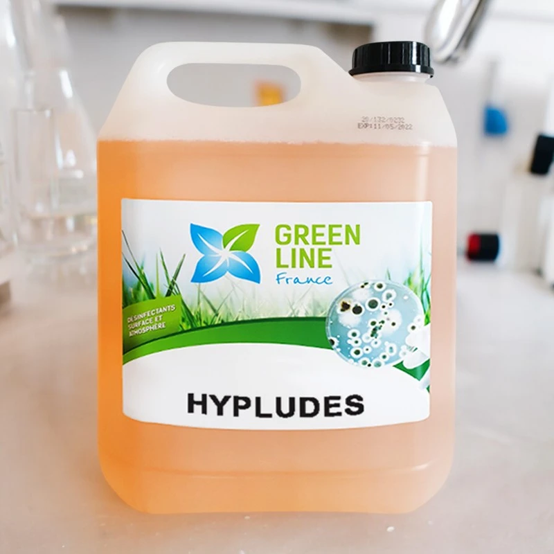 HYPLUDES 5L - NETTOYANT/DÉGRAISSANT/DÉSINFECTANT HAUT DE GAMME, AGRÉE CONTACT ALIMENTAIRE