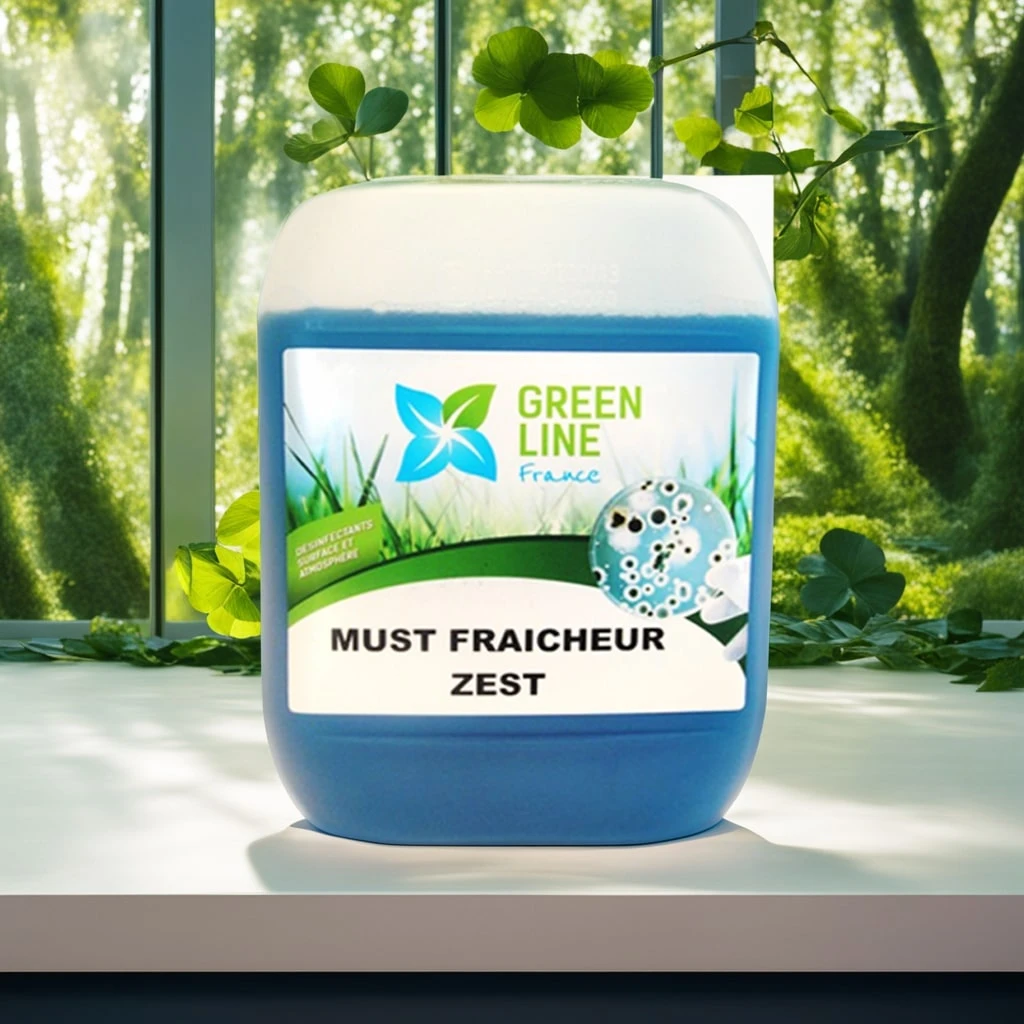 MUST FRAÎCHEUR ZEST 5L - DÉSODORISANT-DÉGRAISSANT DESTRUCTEUR D’ODEUR
