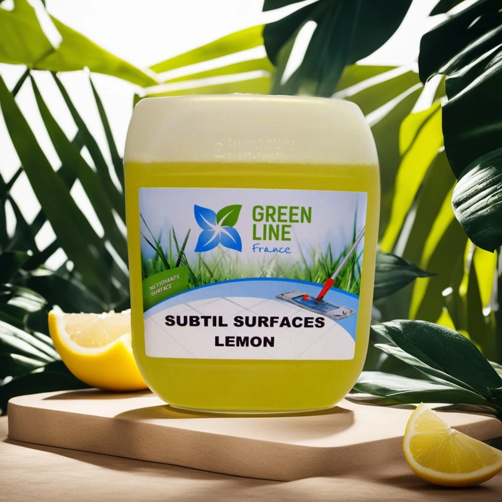 SUBTIL SURFACES LEMON 5L - NETTOYANT 3D (DÉTERGENT, DÉSINFECTANT, DÉSODORISANT) SOLS ET SURFACES