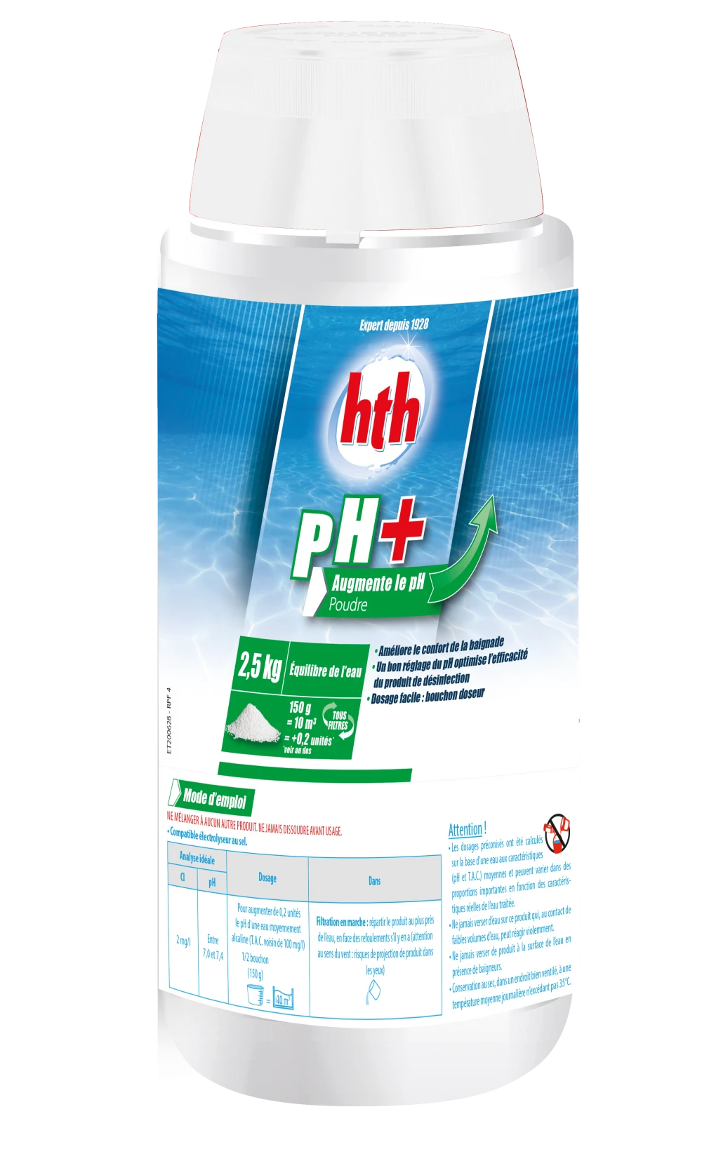 pH+ 2.5Kg HTH