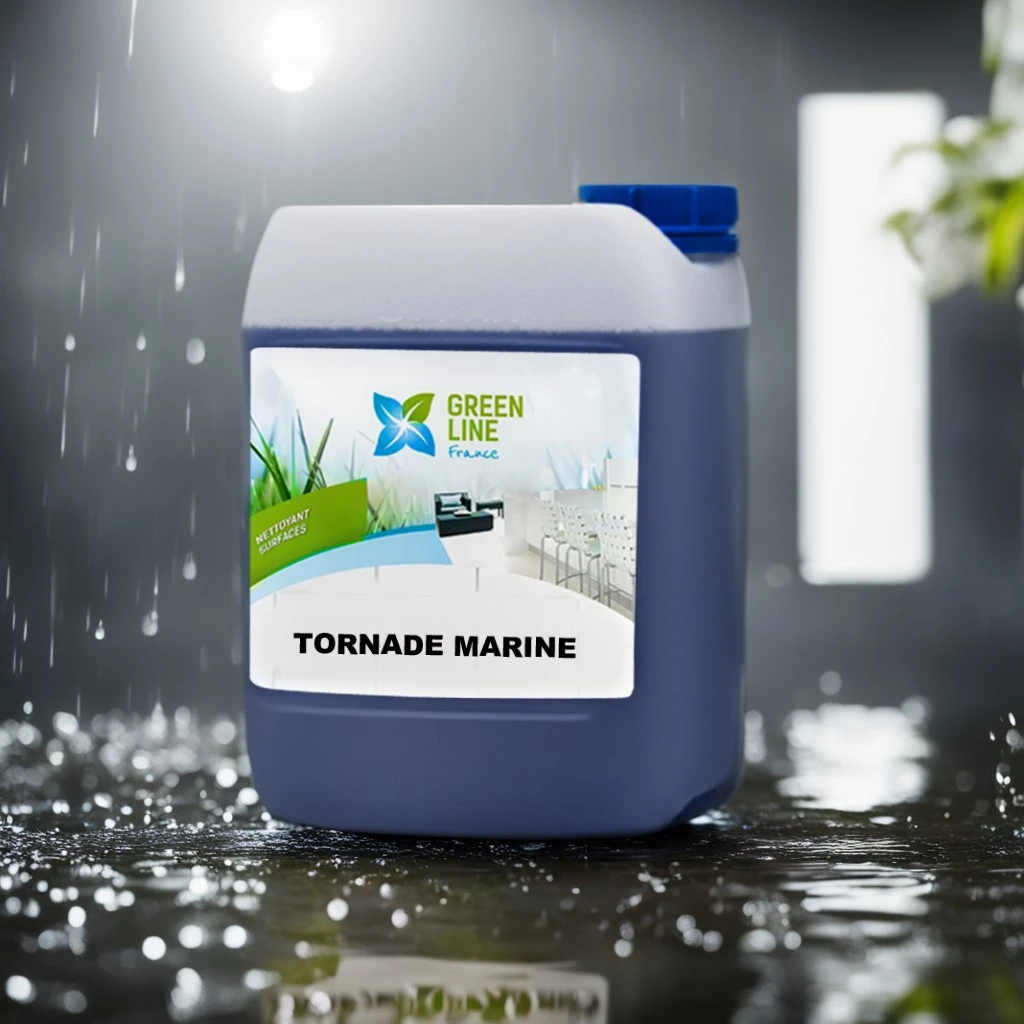 TORNADE MARINE 5L - DÉGRAISSANT, NETTOYANT, BACTÉRICIDE, FONGICIDE, VIRUCIDE,SPORICIDE, AGRÉÉ CONTACT ALIMENTAIRE