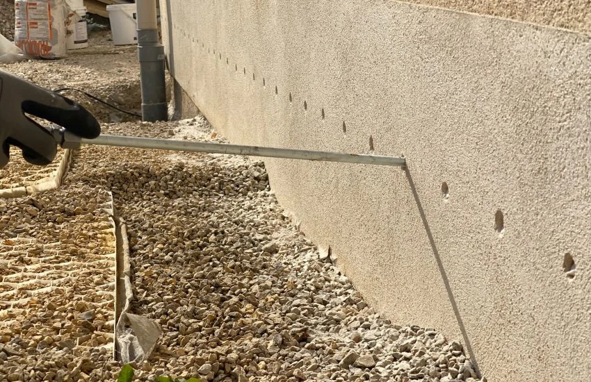 Traitement des remontées capillaires par injection