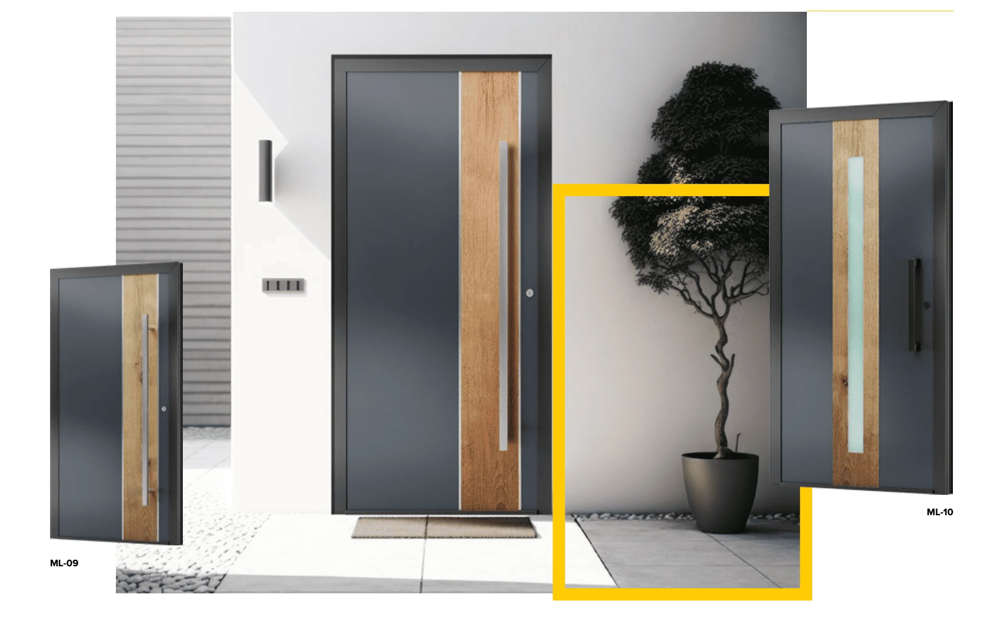 Portes d’entrée ML-09, ML-10