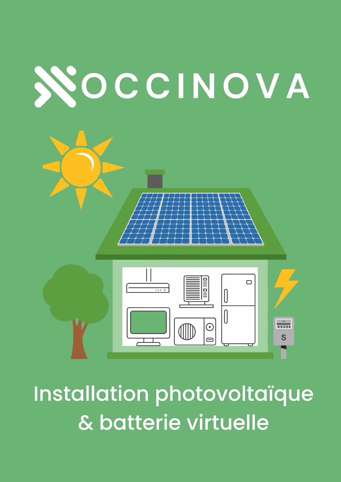 Installation photovoltaïque avec batterie virtuelle
