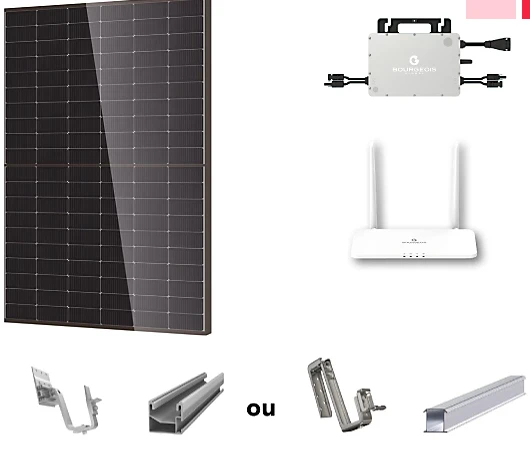 kit photovoltaique Bourgeois Global 6 kwc avec fixation pour toiture tuile  inclus