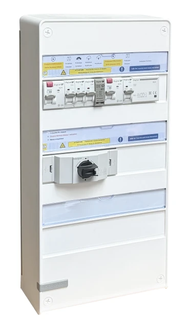 kit coupling AC onduleur hybride  6kw + batterie 5 kwh + back up  monophasé Bourgeois Global