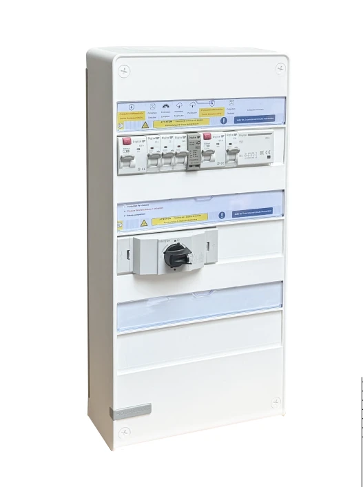 Coffret Back Up avec inverseur automatique 10 ms monophasé 63A Bourgeois Global