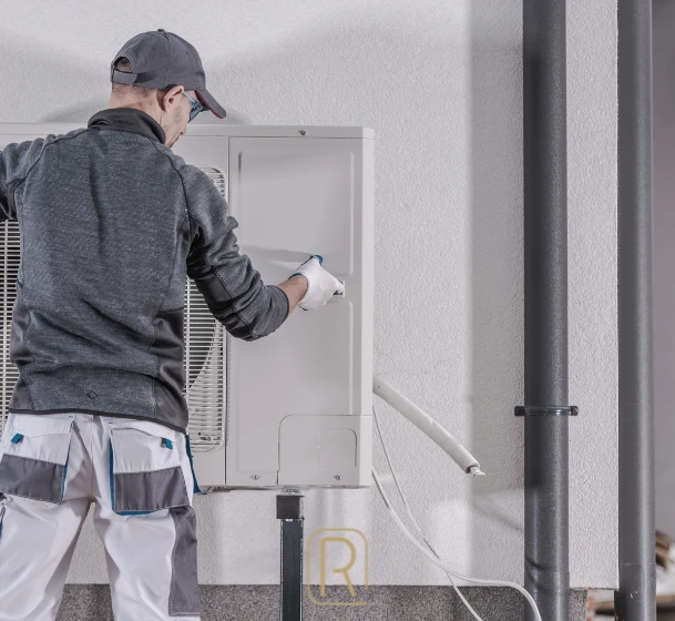 Installation de pompe à chaleur air/eau