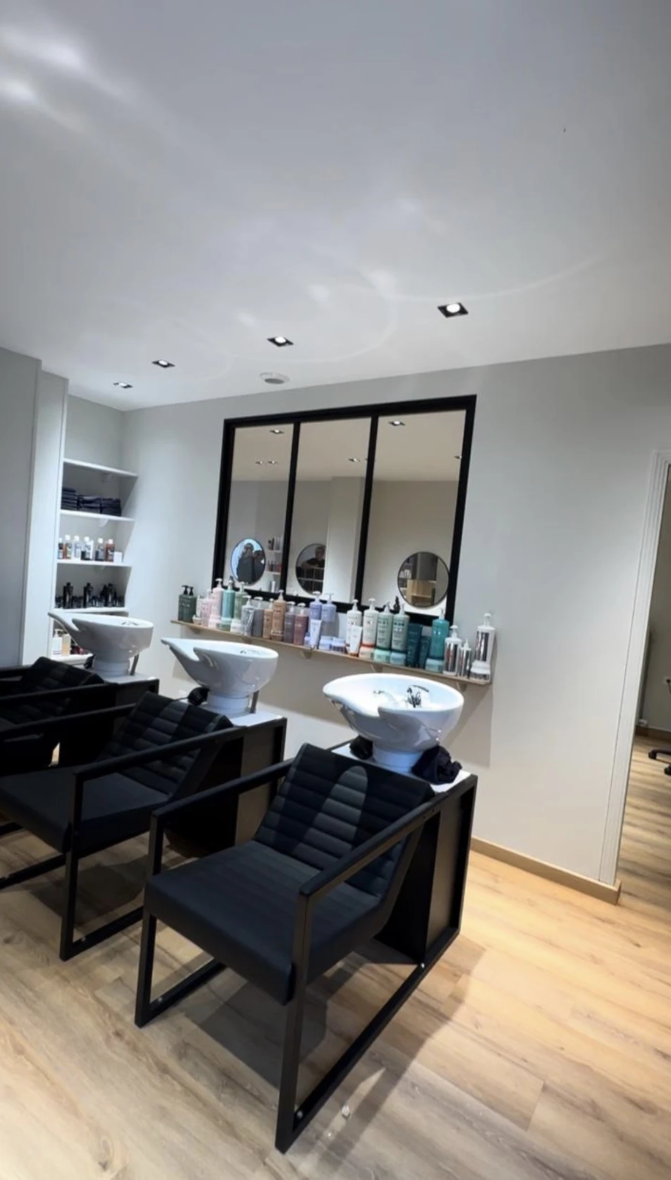 Rénovation complète d’un salon de coiffure