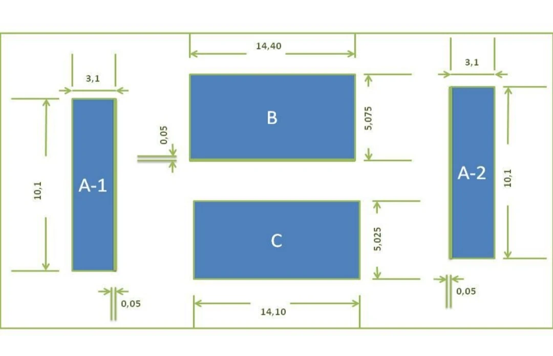 Gazon synthétique spécial Padel en 5m de large