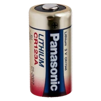 Pile PANASONIC CR123 spéciale équipement d'alarme