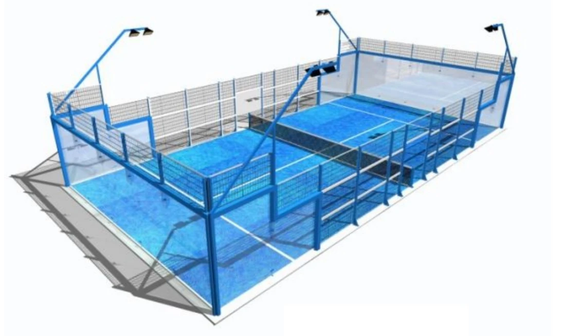Terrain de padel indoor - Fabrication sur mesure