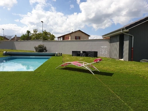 Pose de bardage composite