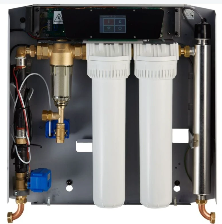 centrale de traiment de l'eau  Comap KOMEO   traitement  par filtration , UV  , anticalcaire magnétique  ,pose inclus