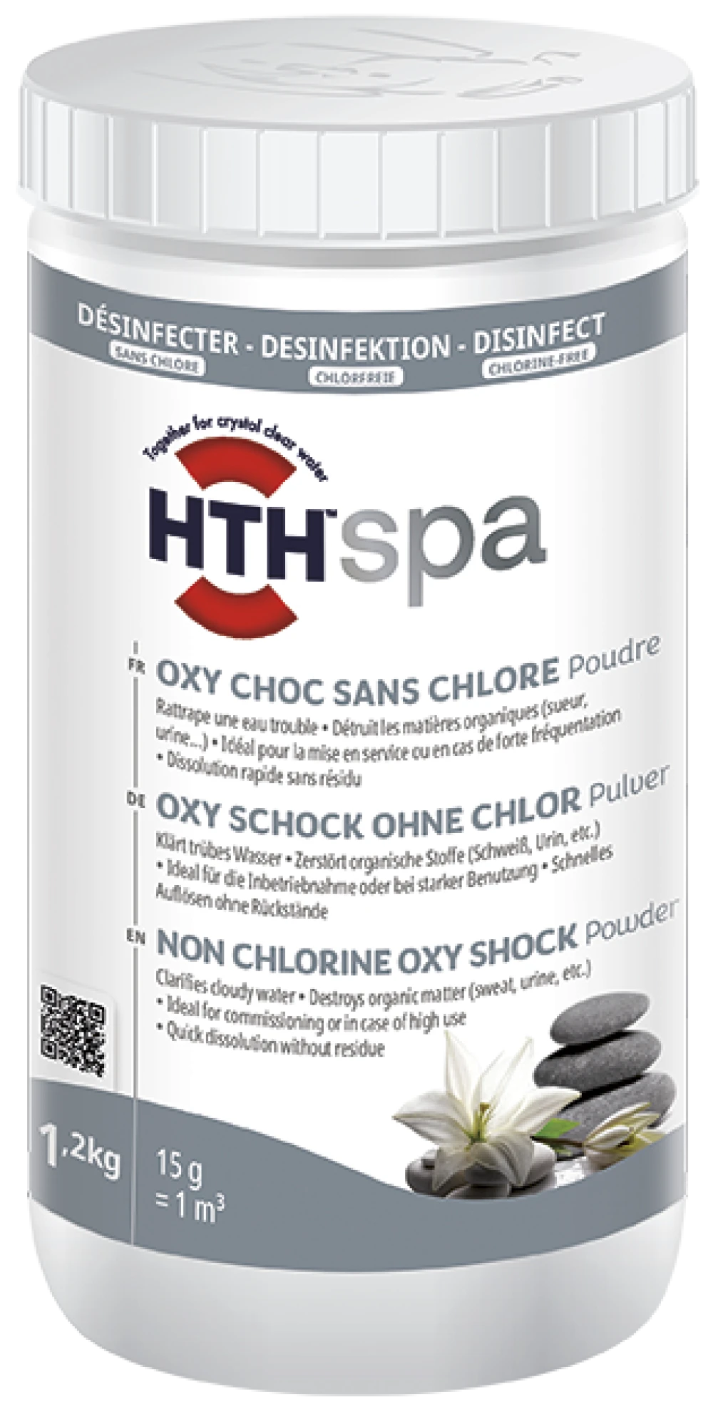 OXYGENE CHOC SANS CHLORE 1.2Kg SPA HTH