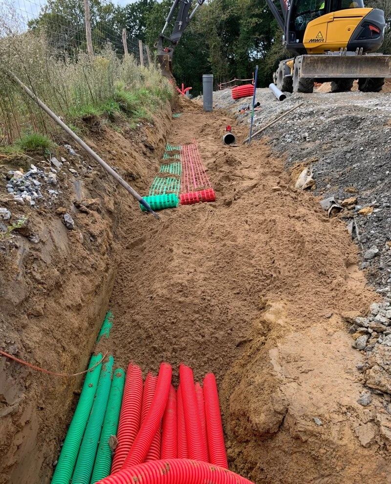 Enfouissement de Réseaux Secs