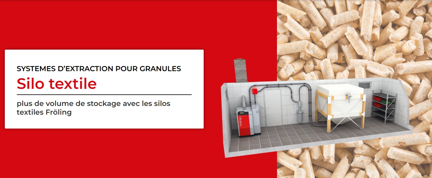 Chaudières et Systèmes d’Extraction Pellets Froling de 7 a 1500 kw pose inclus